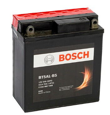 Batería Bosch AGM 5AH 70CCA +RH