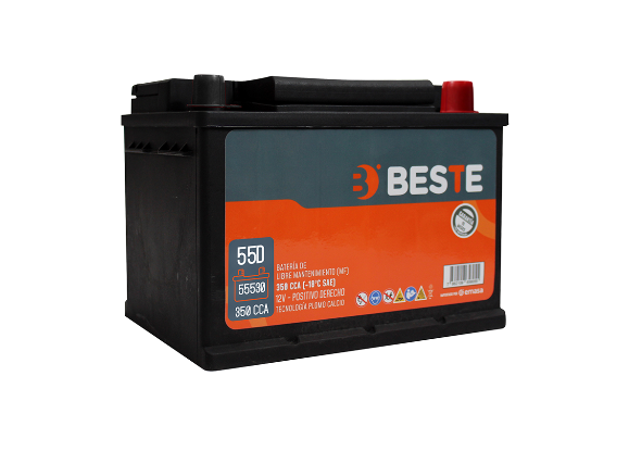 Batería Beste 55AH 350 CCA RH