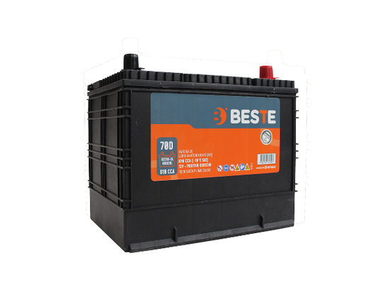 Batería Beste 70AH 610CCA RH MF NX110-5L