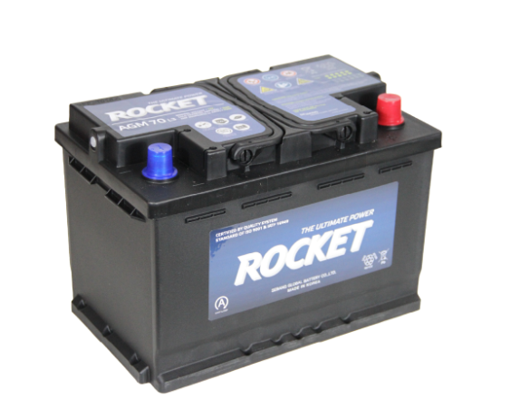Batería Rocket AGM Start-Stop 70AH 760CCA RH