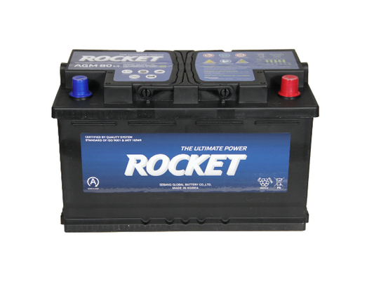 Batería Rocket AGM Start-Stop 80AH 800CCA RH