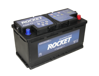 Batería Rocket AGM Start-Stop 92AH 850CCA RH
