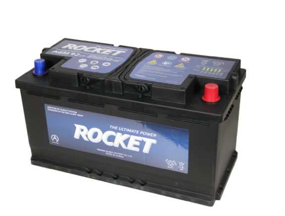 Batería Rocket AGM Start-Stop 92AH 850CCA RH