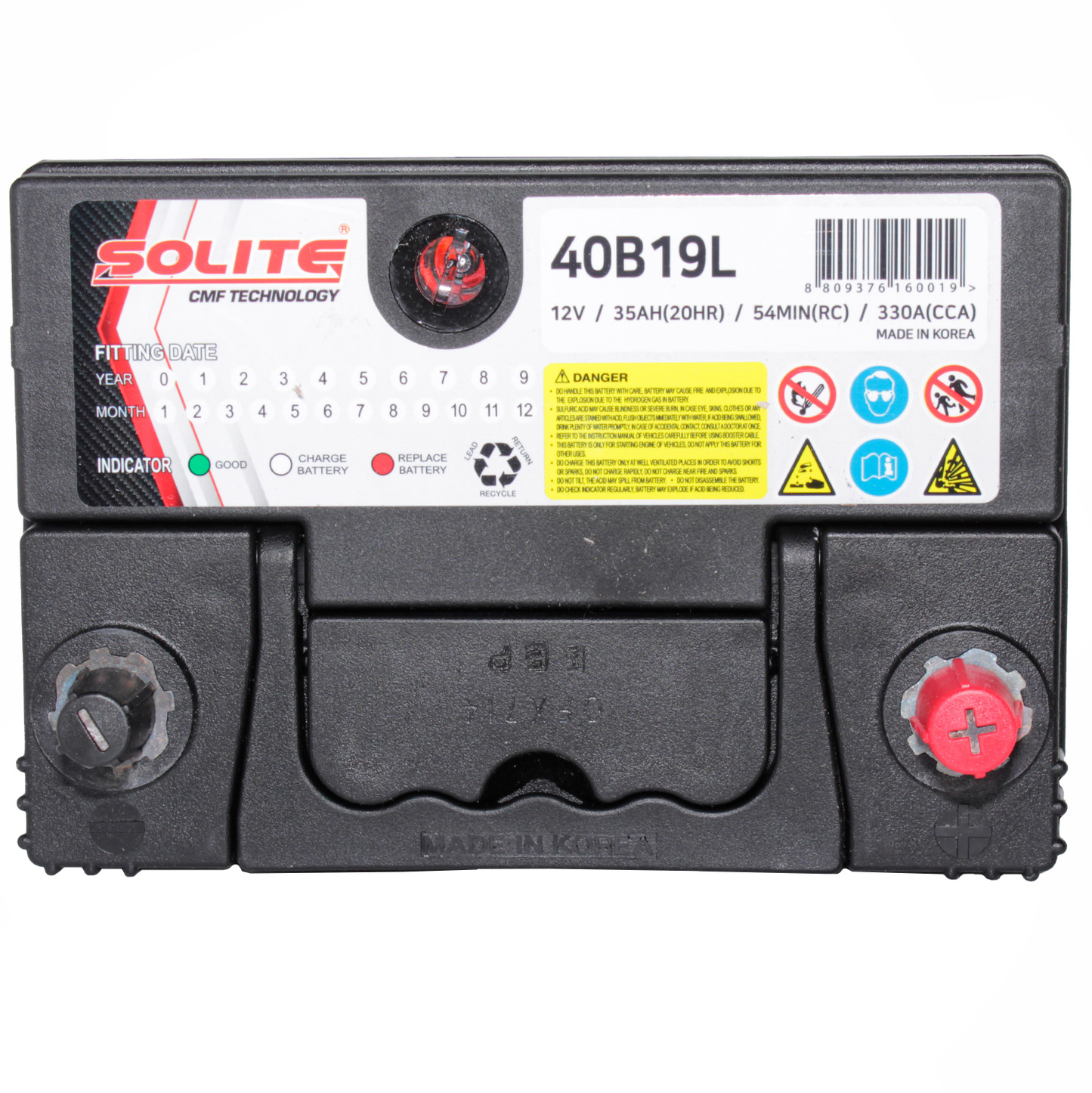 Batería Solite 35AH 330CCA RH