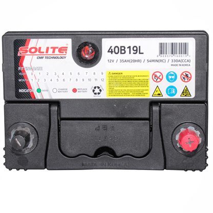 Batería Solite 35AH 330CCA RH