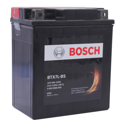 Batería Bosch Moto M6 6AH 120CCA RH