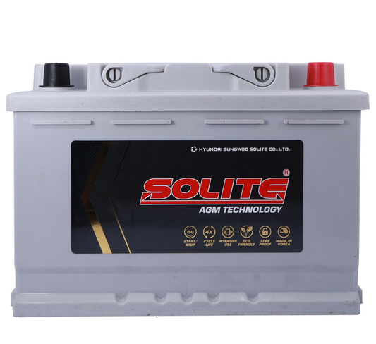 Batería Solite AGM Start-Stop 70AH 760CCA RH