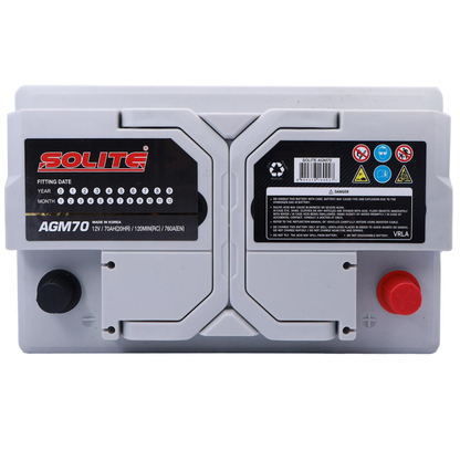 Batería Solite AGM Start-Stop 70AH 760CCA RH