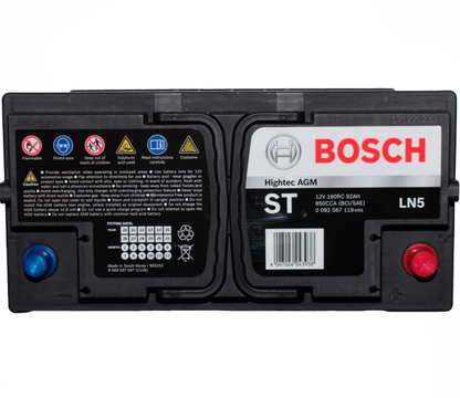 Batería Bosch AGM Start-Stop 95AH 850CCA RH