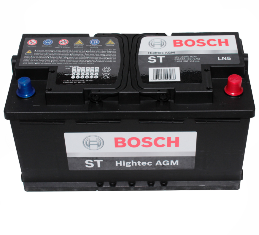Batería Bosch AGM Start-Stop 95AH 850CCA RH