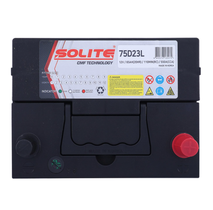 Batería Solite 65AH 540CCA RH